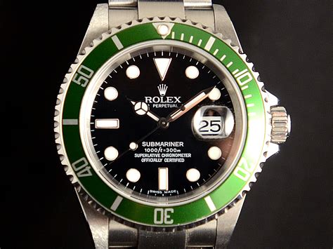 rolex submariner ghiera verde|rolex submariner verde.